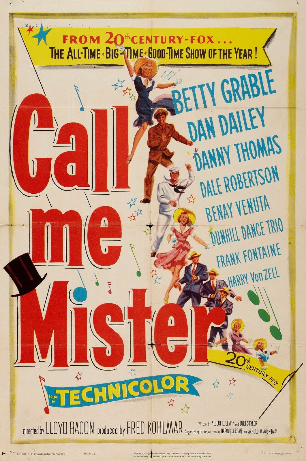 Нет отпуска для господина 1951. Mister Call.
