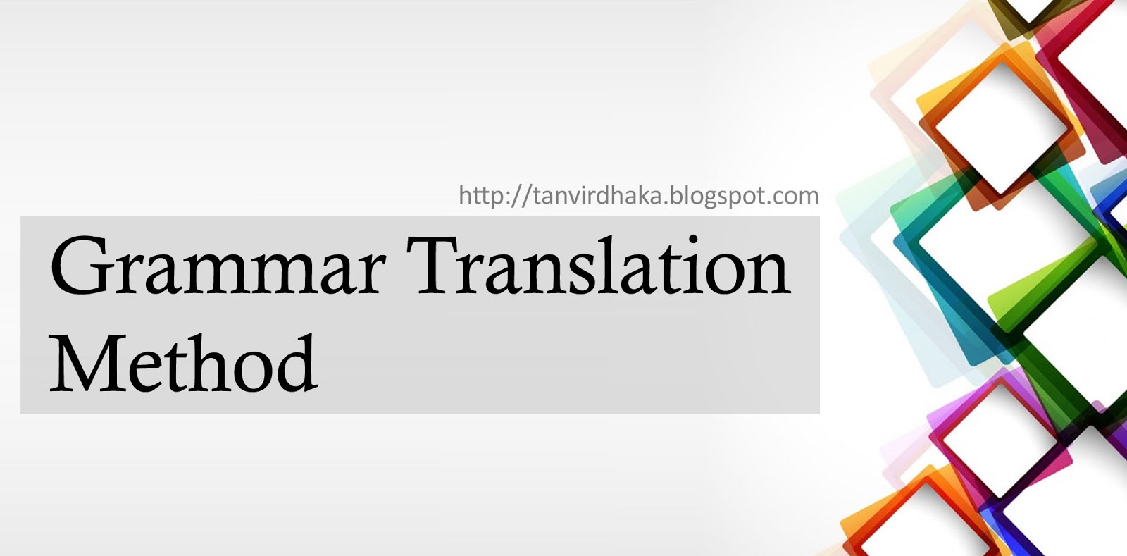 grammar translation method research paper