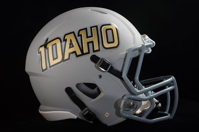 Idaho Vandals grey helmet 2016