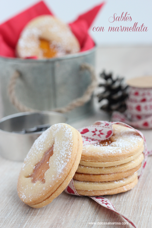 sablés con marmellata