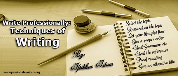 professional text examples history of professional writing