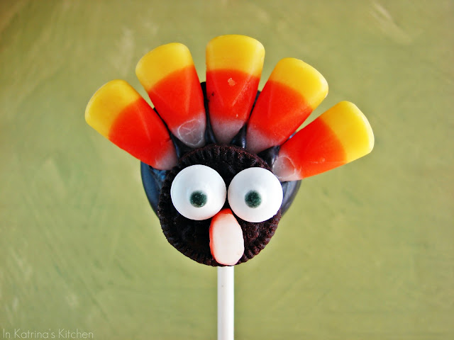 Turkey Candy Pops @KatrinasKitchen