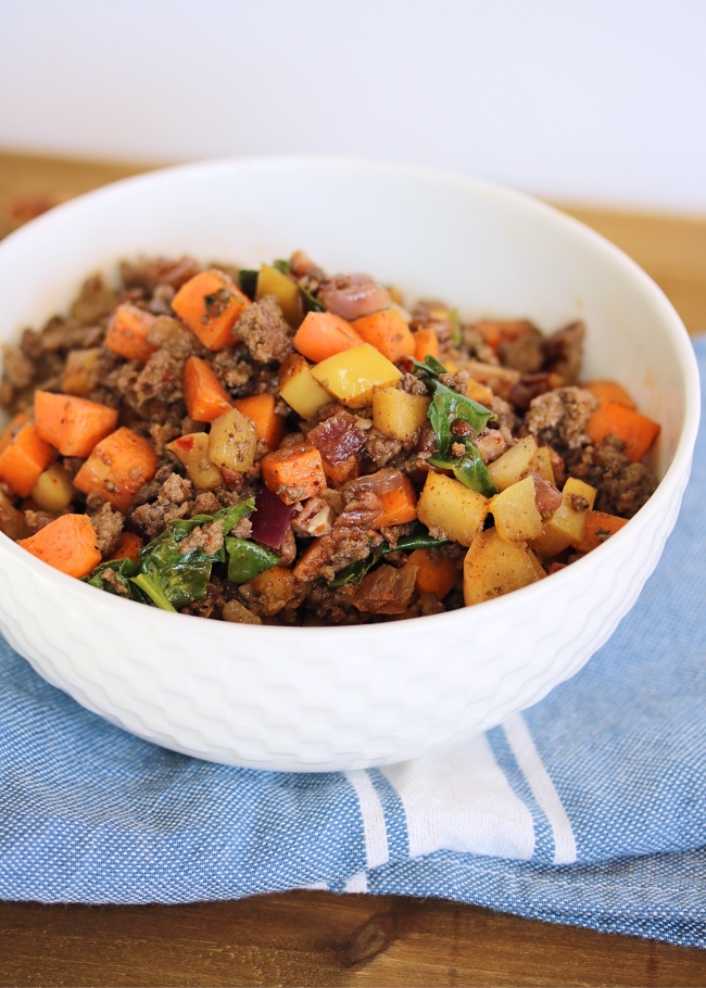 Just Jessie B Beef, Sweet Potato, & Apple Breakfast Hash PALEO, Whole30