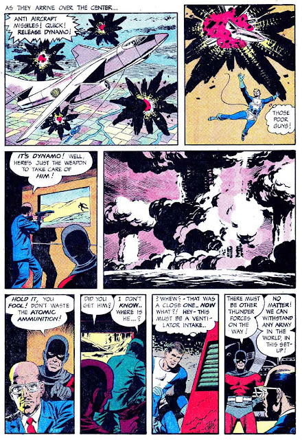 Thunder Agents v1 #13 tower silver age 1960s comic book page art by Wally Wood, Thunder Agents v1 #13 tower silver age 1960s comic book page art by Wally Wood
