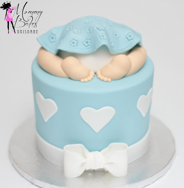 MommyBakes-Brisbane: Baby Shower Cake