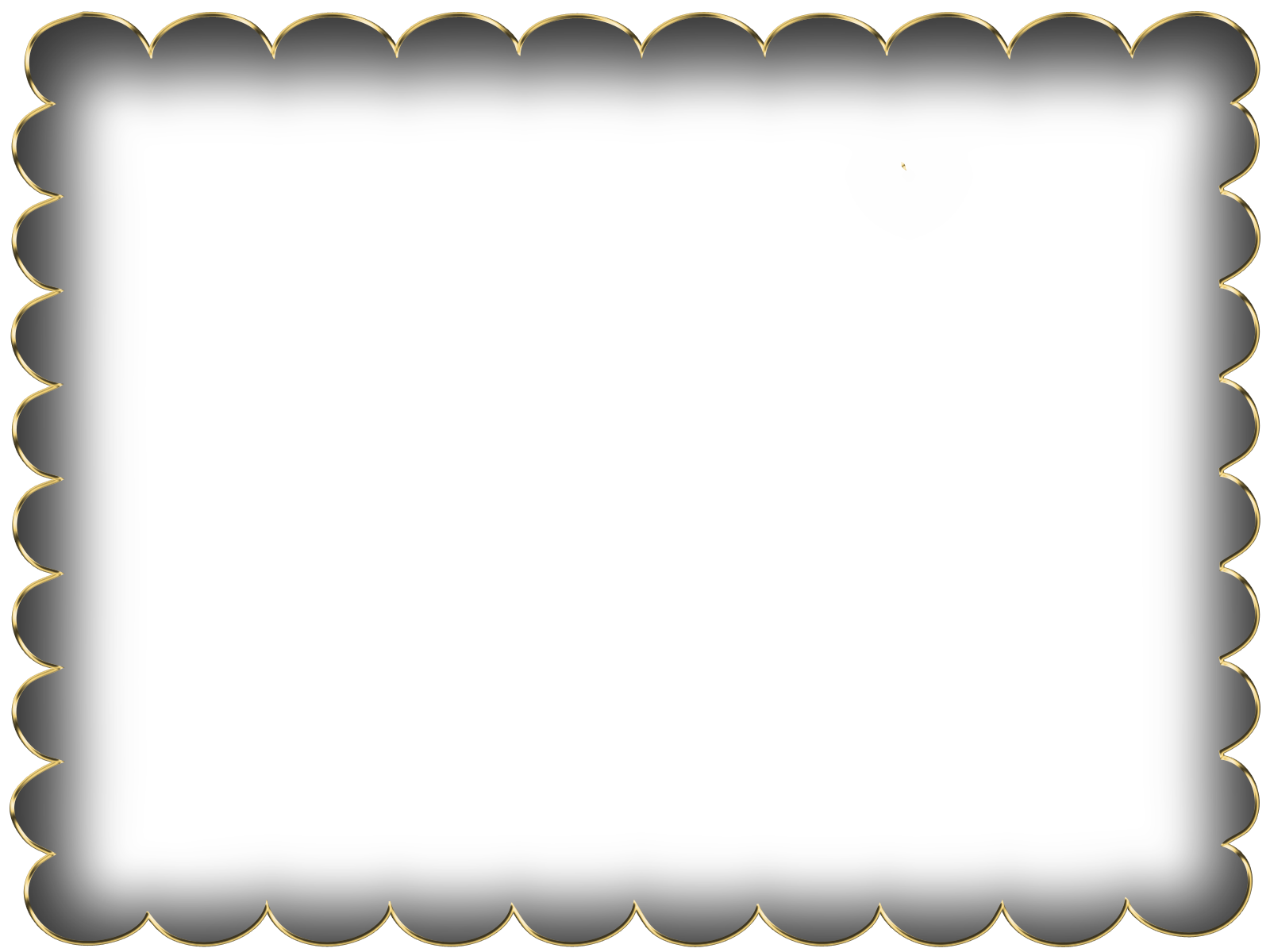 Imágenes y Gifs: MARCOS PNG RECTANGULARES con ONDAS con DORADO en