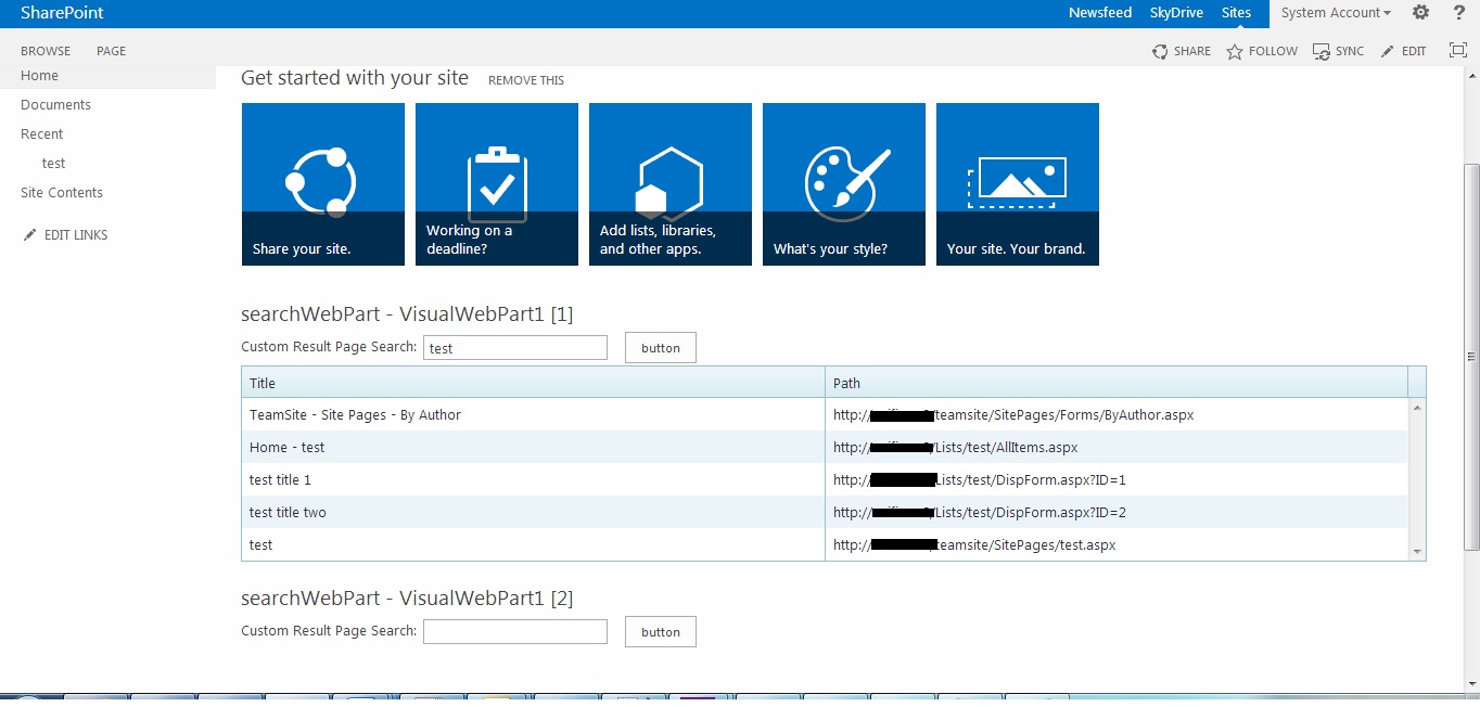 Developers Nirvana SHAREPOINT CUSTOM SEARCH WITH KENDOUI