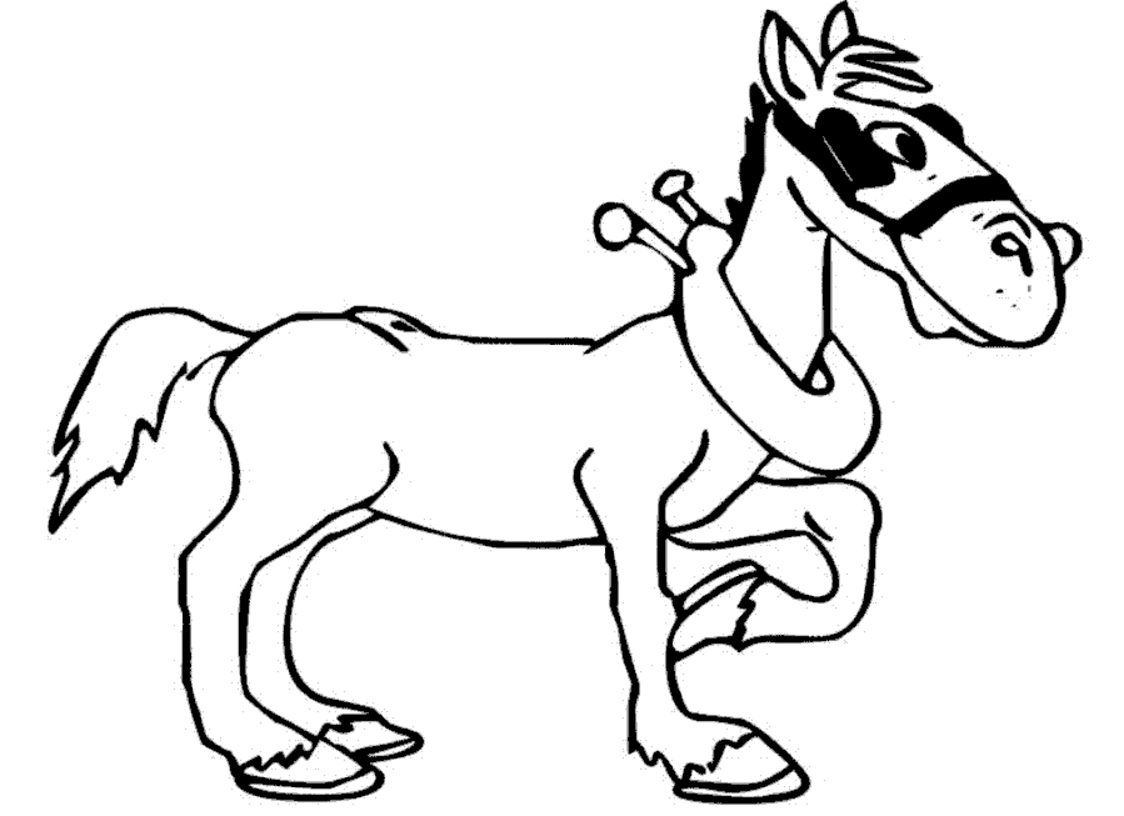 Realistic Coloring Pages Of Horses | Realistic Coloring Pages