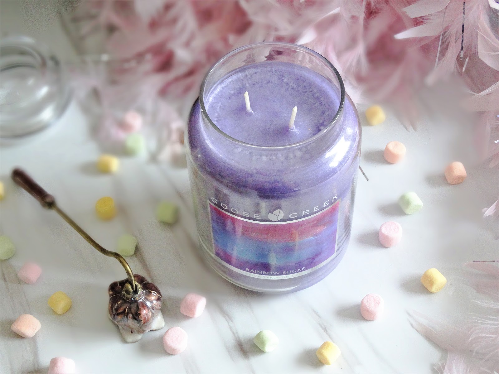 GOOSE CREEK RAINBOW SUGAR BOUGIE COTTON CANDY/BARBE A PAPA