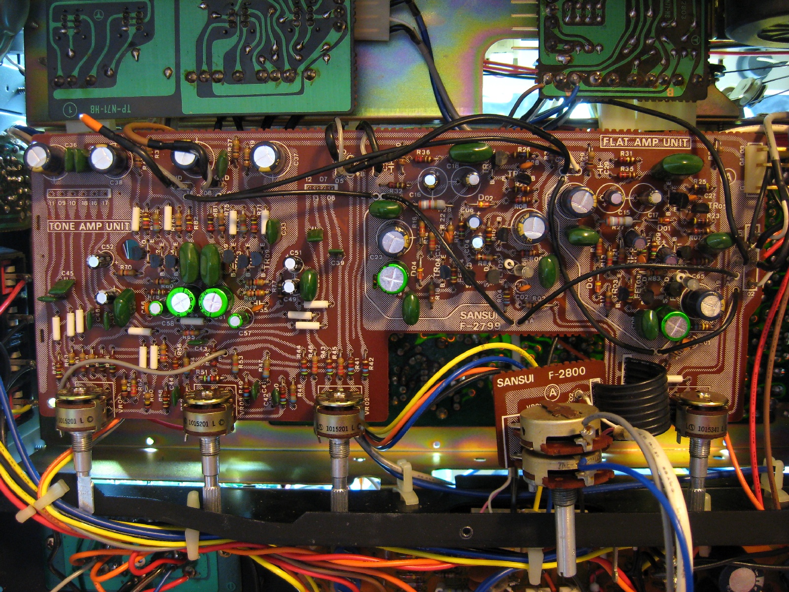 Matt's Vintage Audio Repair Second Sansui G8000 recap!