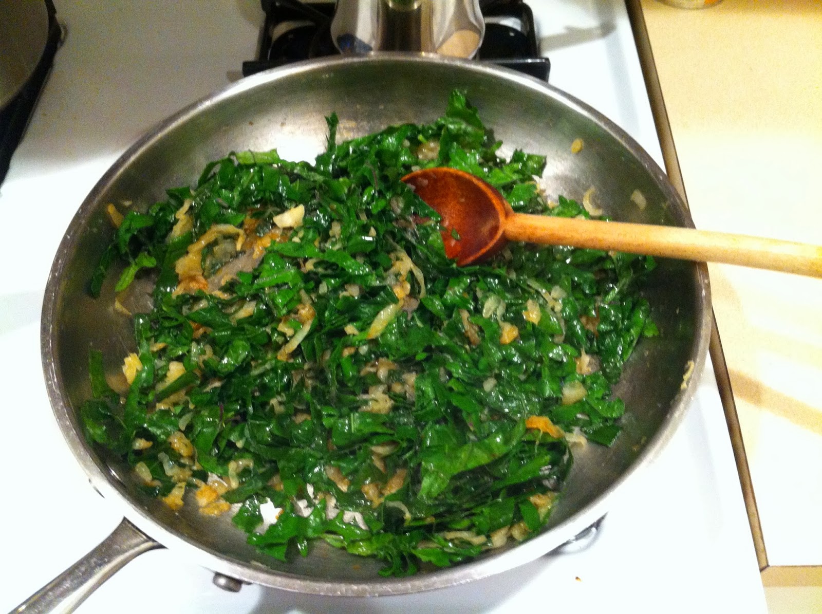 The Big Red Farm Wild Rice Gratin with Kale, Caramelized Onions, and