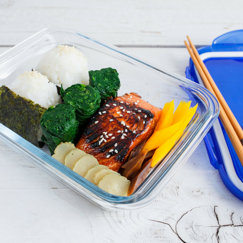 Teriyaki Salmon Bento Box Teriyaki Salmon Bento Box