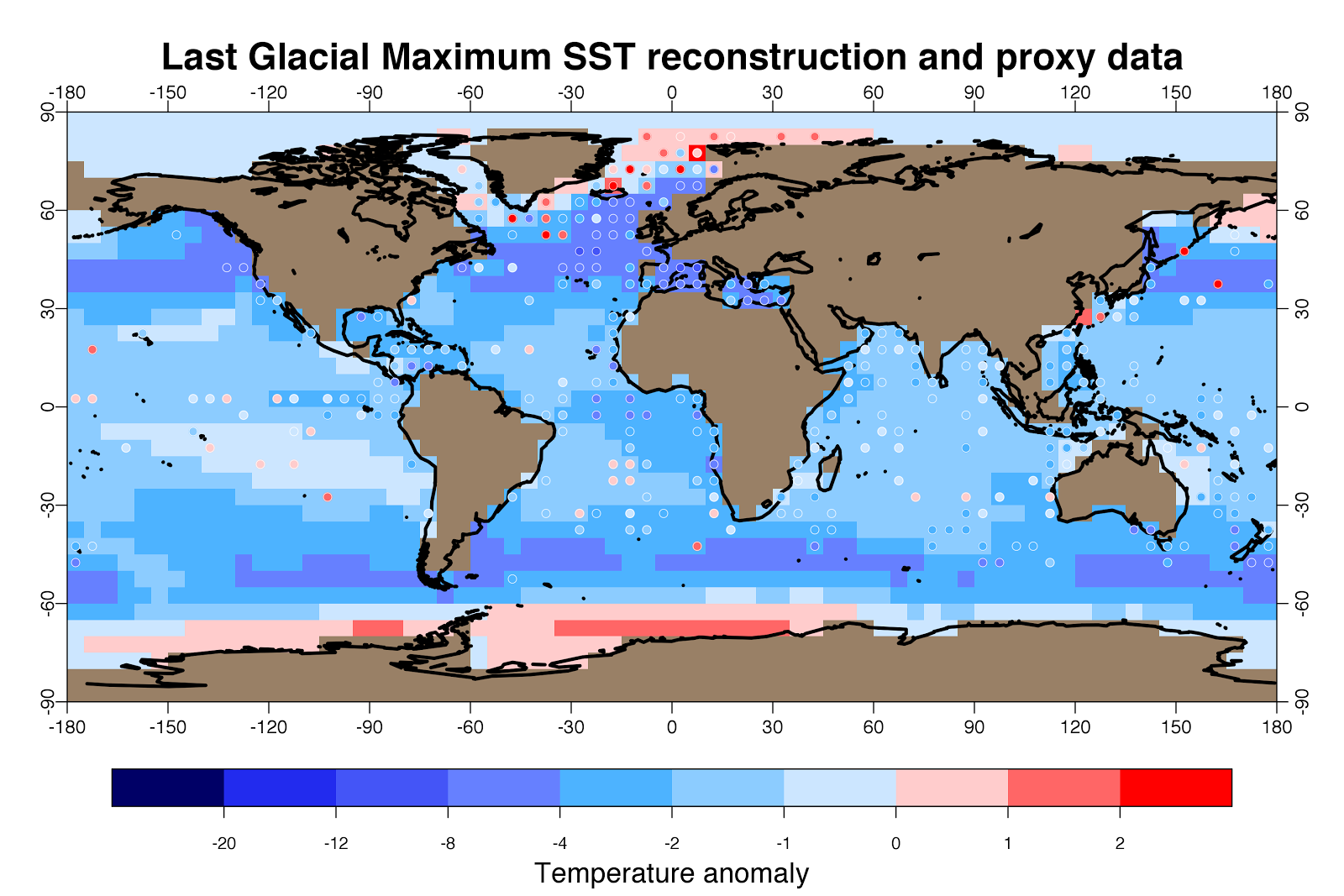 James' Empty Blog How cold was the Last Glacial Maximum?