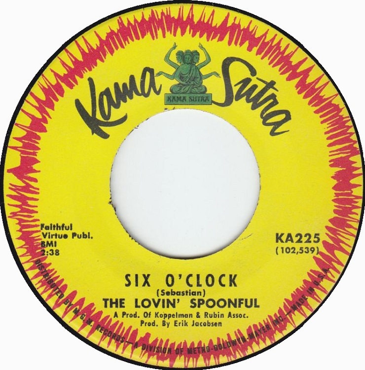 20 May 1967 - "Six O’Clock" c/w "You’re A Big Boy Now (Final...