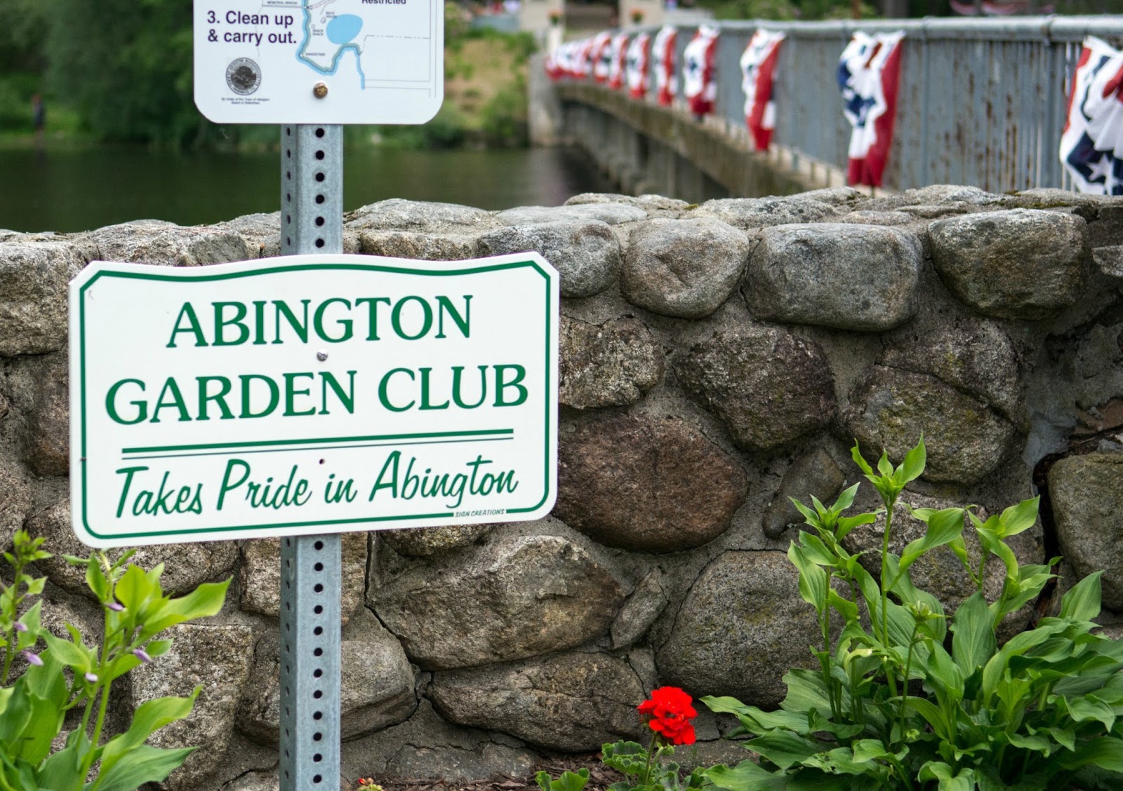 Carol's View Of New England Abington MA Celebrates Flag Day 2016