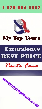 Reserva tus excursiones en Punta Cana con "MY TOP TOURS"