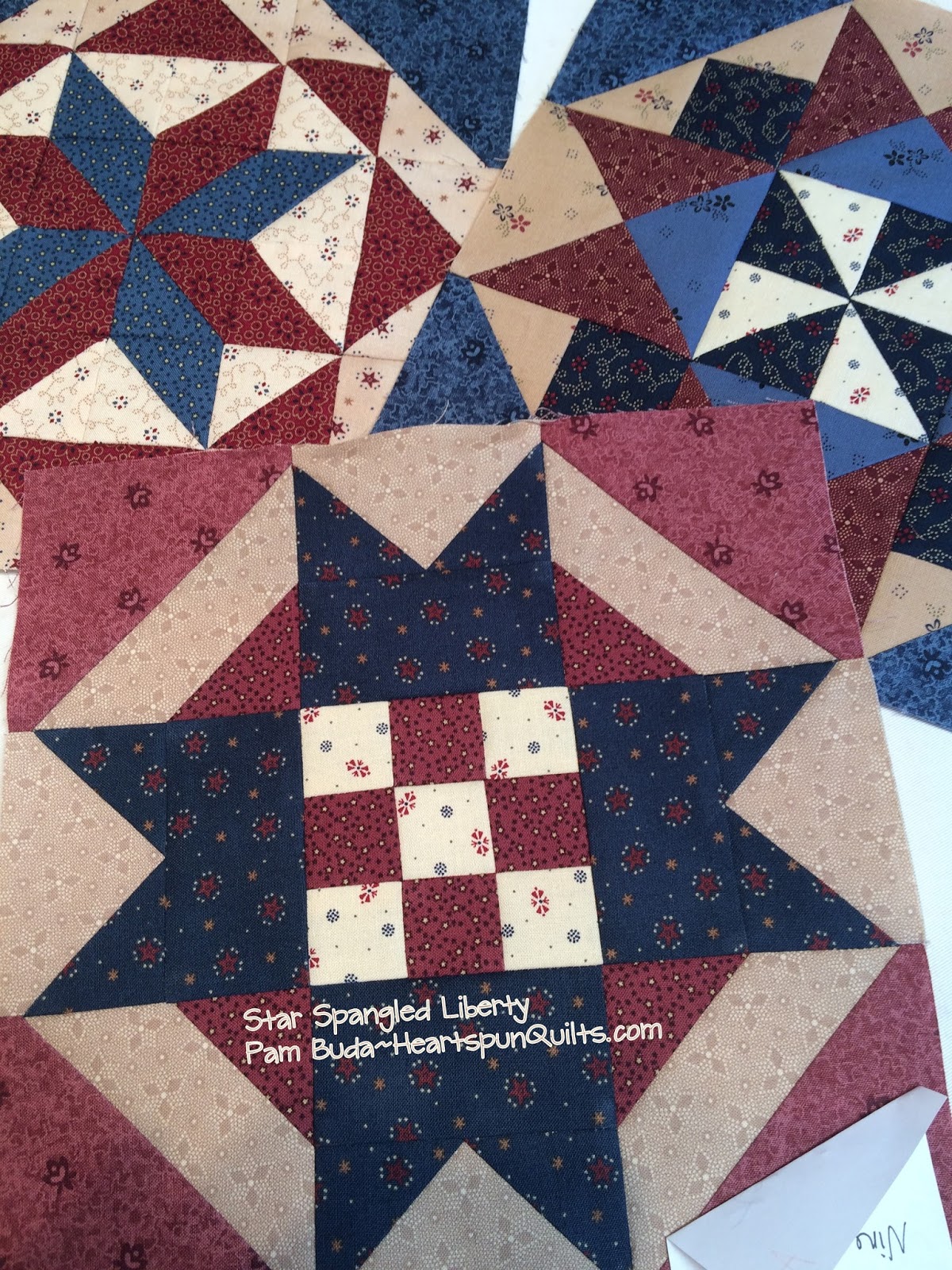 Heartspun Quilts Pam Buda Star Spangled Sewing