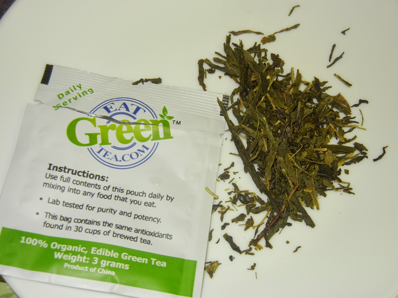 Freebies in Mailbox Edible Green Tea Now you can eat Green Tea Leaves
