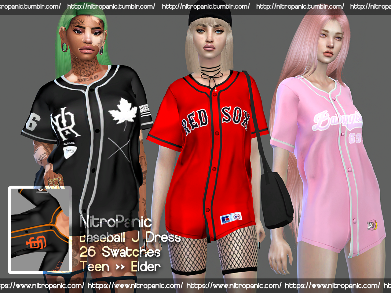 Baseball Jersey Dress