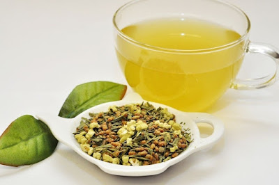 hình ảnh trà genmaicha