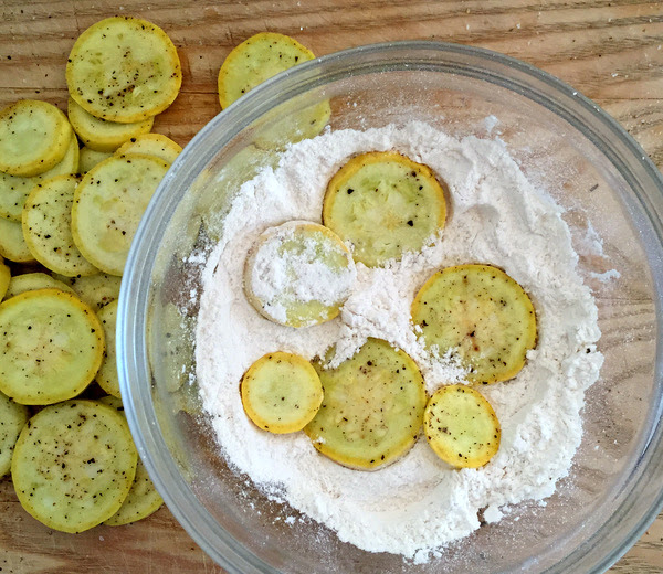When the onions are done, remove them from the pan and set aside.