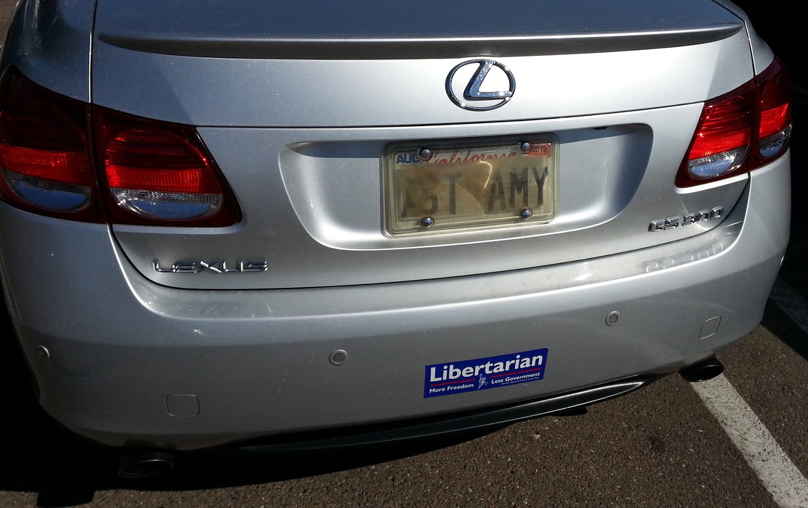 Just A Car Guy First illegal license plate cover I've found, these