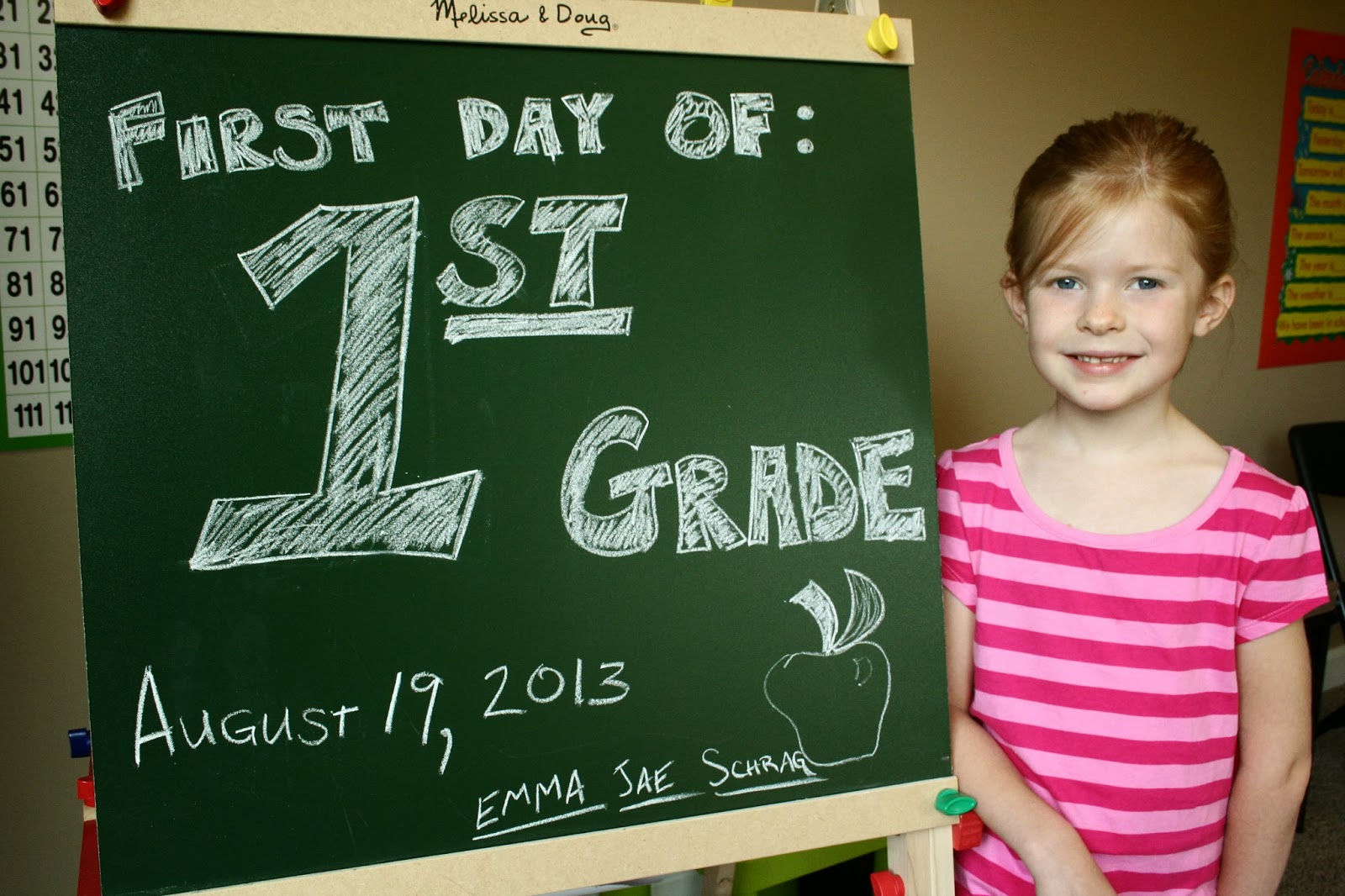 The Schrag Blog: First Day of First Grade.