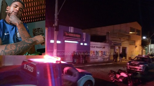 Jovem é morto a tiros dentro de bar no centro de Poções