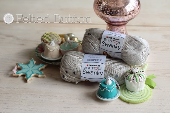 Felted Button Swanky Yarn