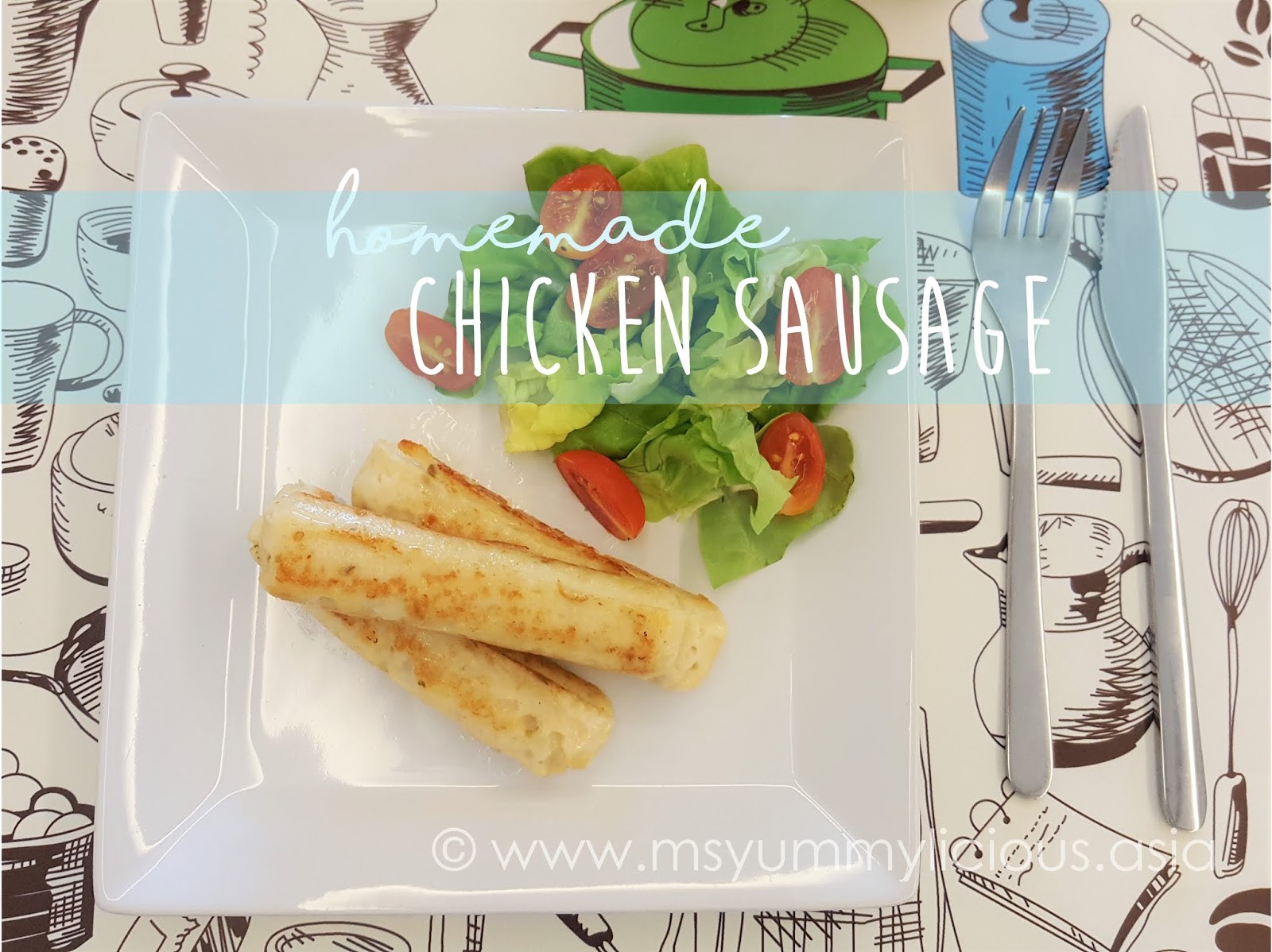 Homemade Chicken Sausage (with Silicone Mold) Yummylicious + Baby