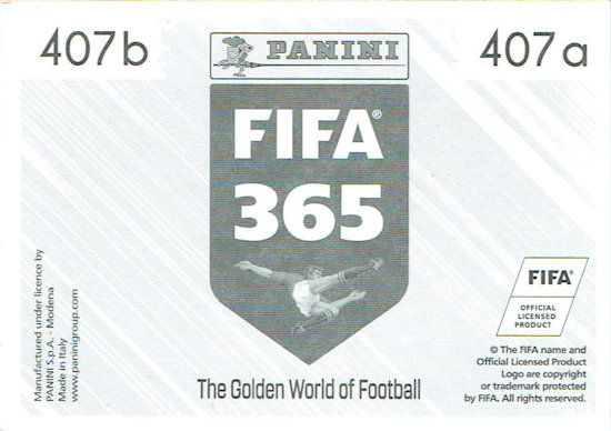 Rony Lopes Panini FIFA365 2019 AS Monaco Sticker 138 a/b 