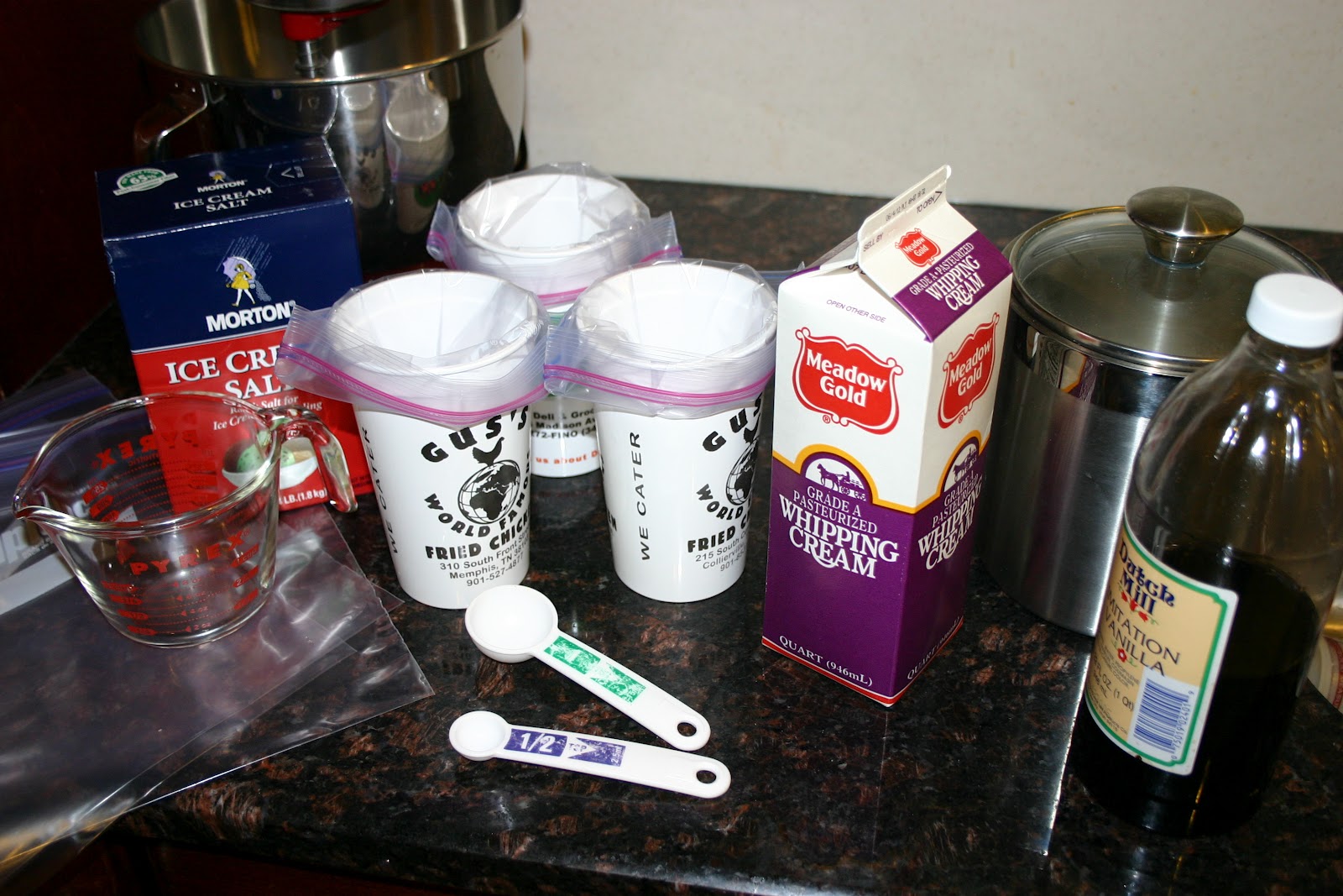 Puddle Wonderful Learning MealTime Activities Ziplock Bag Ice Cream