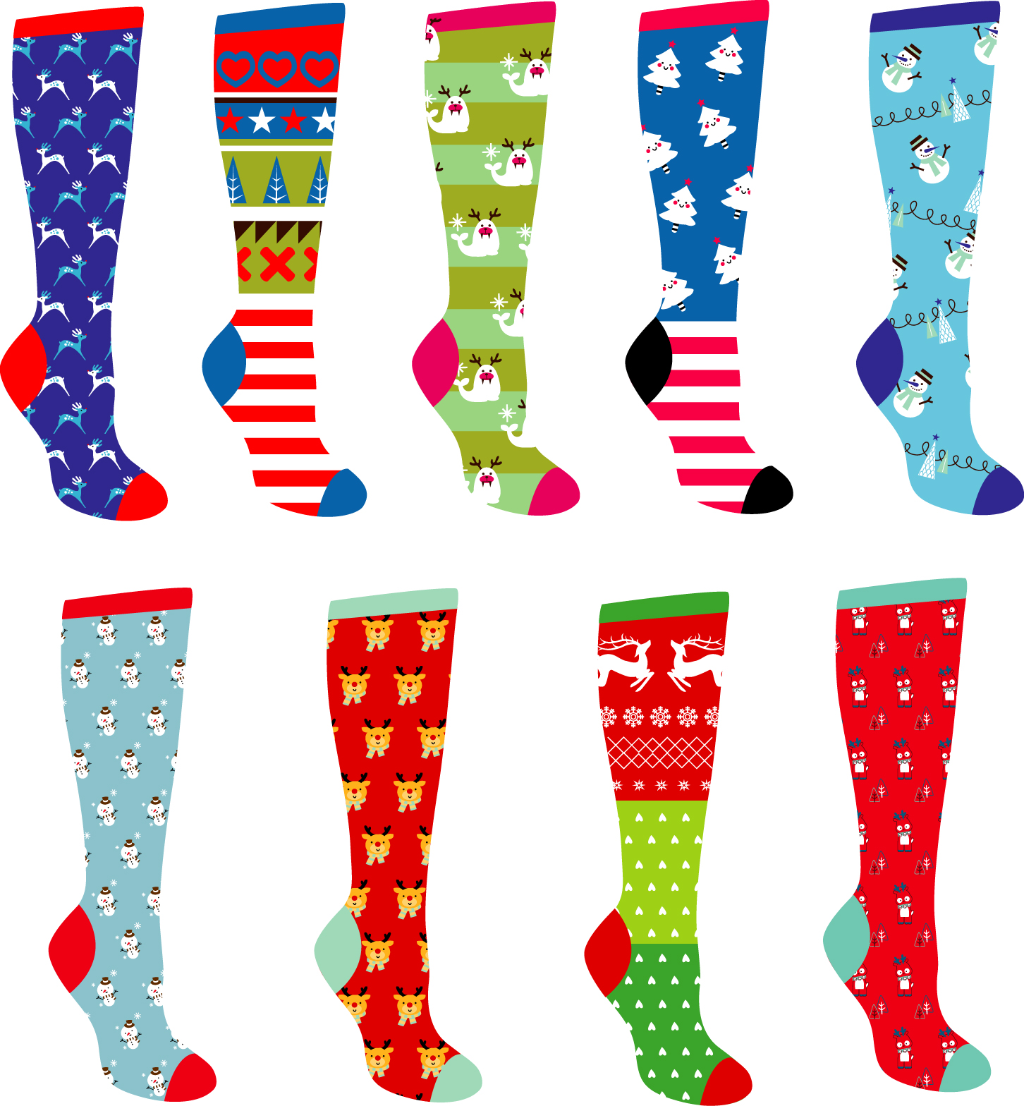 flare art: Christmas Socks