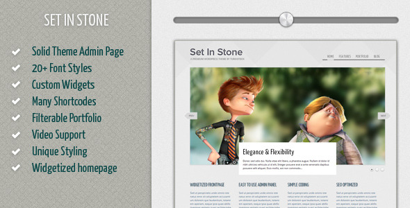 Set in Stone Wordpress Theme Free Download by ThemeForest.