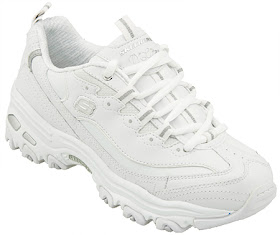 Extream Fashion: Skechers White Shoes
