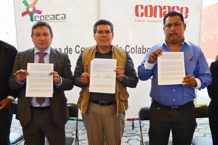 Construyen infraestructura educativa CONAFE y Ayuntamiento de Tepeaca ...