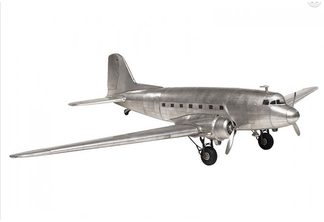  Douglas Dakota DC 3 Aluminum Airplane Model