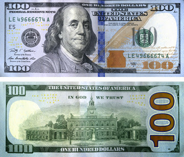 Miscellaneous: The New $100 Bill--Design Disaster