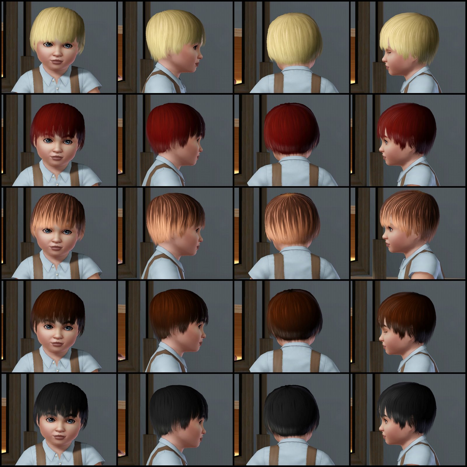 The Sims 3 Store Hair Showroom The Shaggy Look for Toddlers