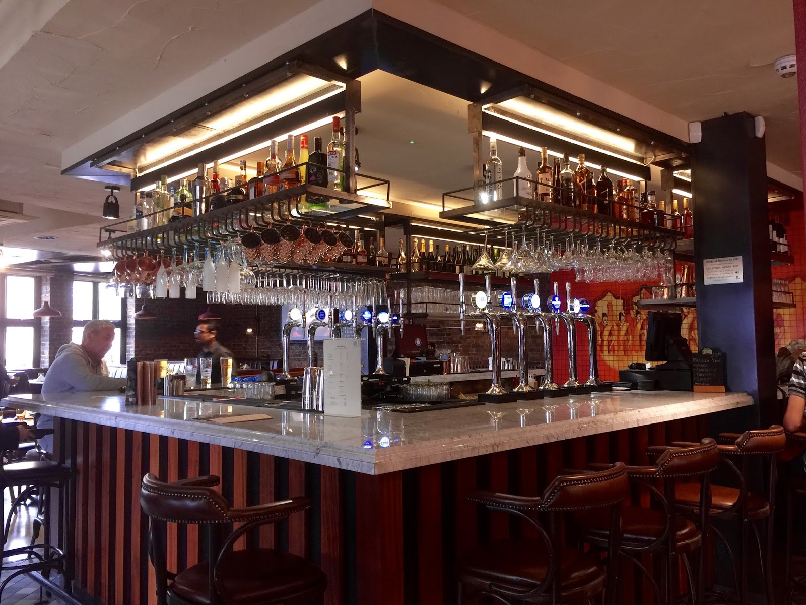 Travel with Angela Lansbury Bombay Central café, bar and restaurant