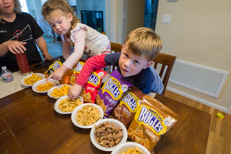 Tales of the Flowers Bugles Taste Test Comparison