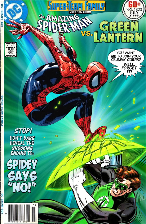 Green Lantern Spiderman