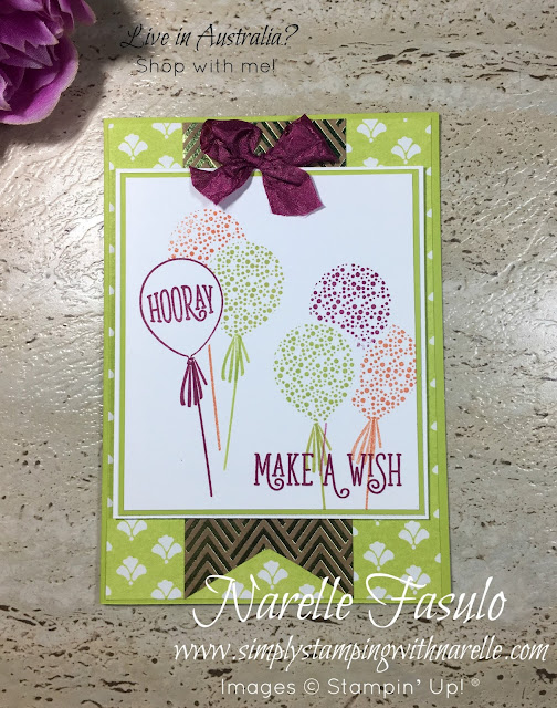 Happy Birthday Gorgeous is an amazing stamp set and die which give you endless possibilities. You will never be stuck without a birthday card for that someone special again. Get your set today here - http://bit.ly/2fJOMhF - Simply Stamping with Narelle