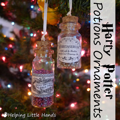 DIY Harry Potter Potion Ingredients Christmas Ornaments - Swish