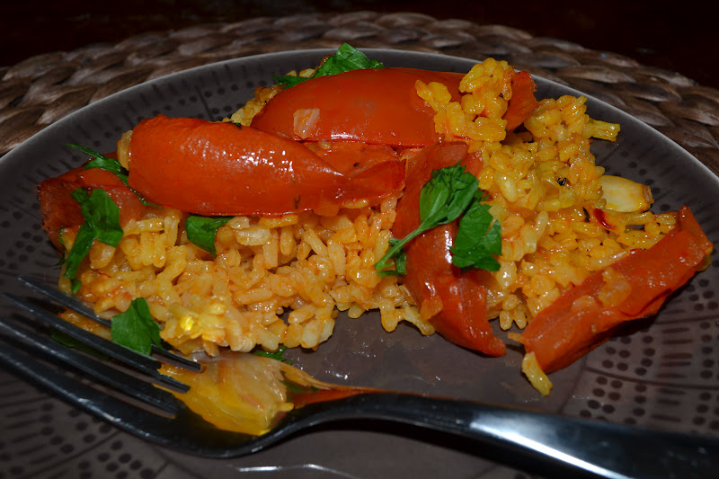 Live... Bake... Love... Roasted Tomato Paella