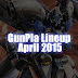 GunPla Lineup April 2015