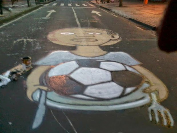 Brazilian Anti-Fifa Street Art Expresses Outrage Over World Cup