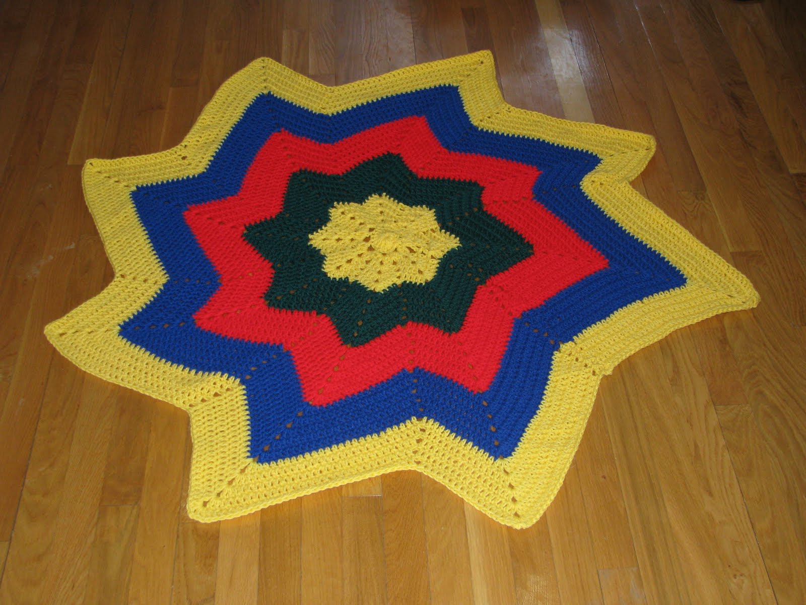 LT1531 Crochet Ripple Baby Blanket