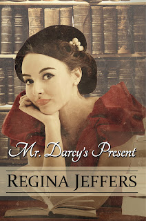 Book cover: Mr Darcy's Present by Regina Jeffers