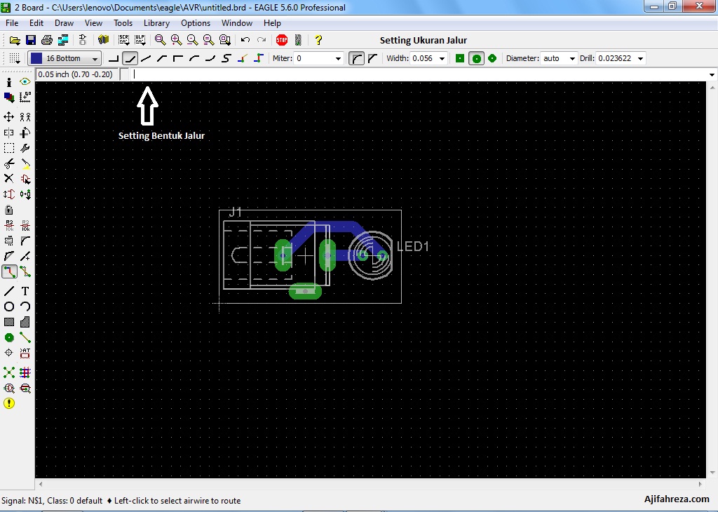 Cara Menggunakan Eagle PCB - Ajifahreza
